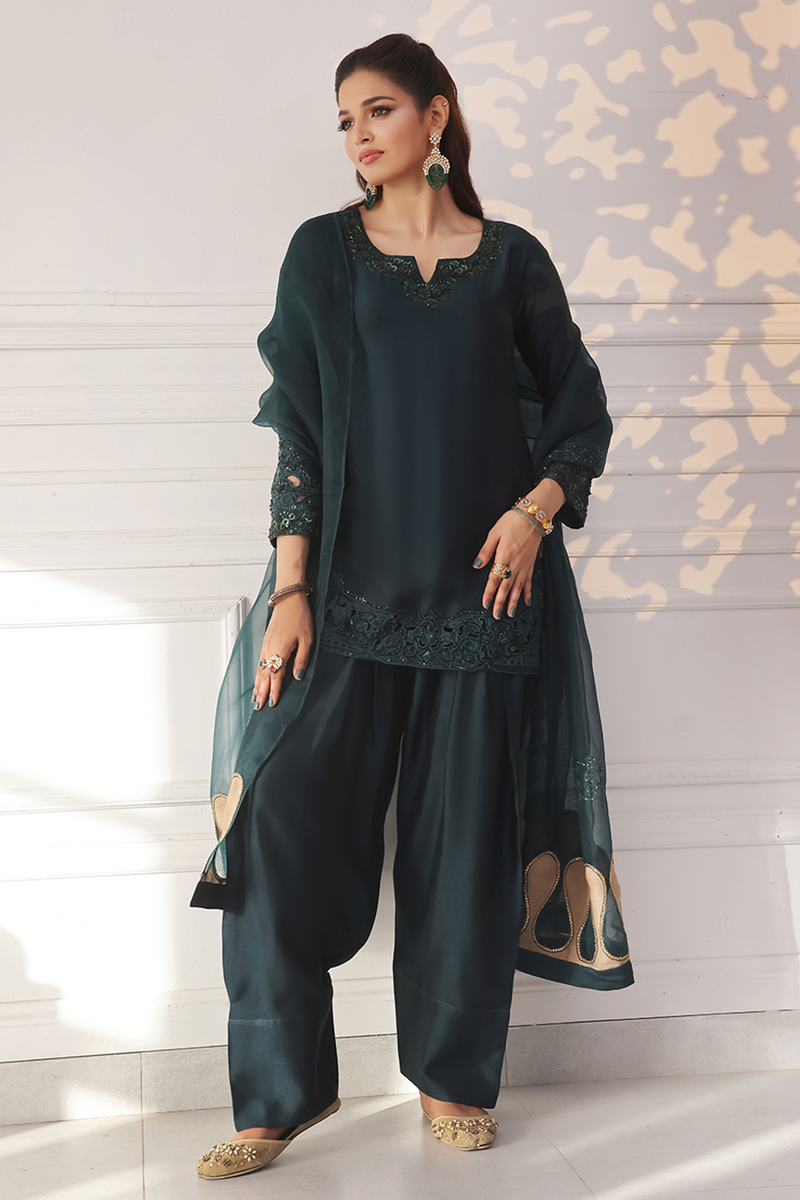 Mona Imran | Ayla Eid Edit | Gulal by MONA IMRAN - Designer Dress  - Type : Ladies Clothes - Available at Libayah - 100% Original 