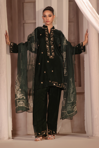 Mona Imran | Riona Velvet Affair | Hiraya by Mona Imran - Designer Dress - Type: Ladies Clothes - Available at Libayah - 100% Original