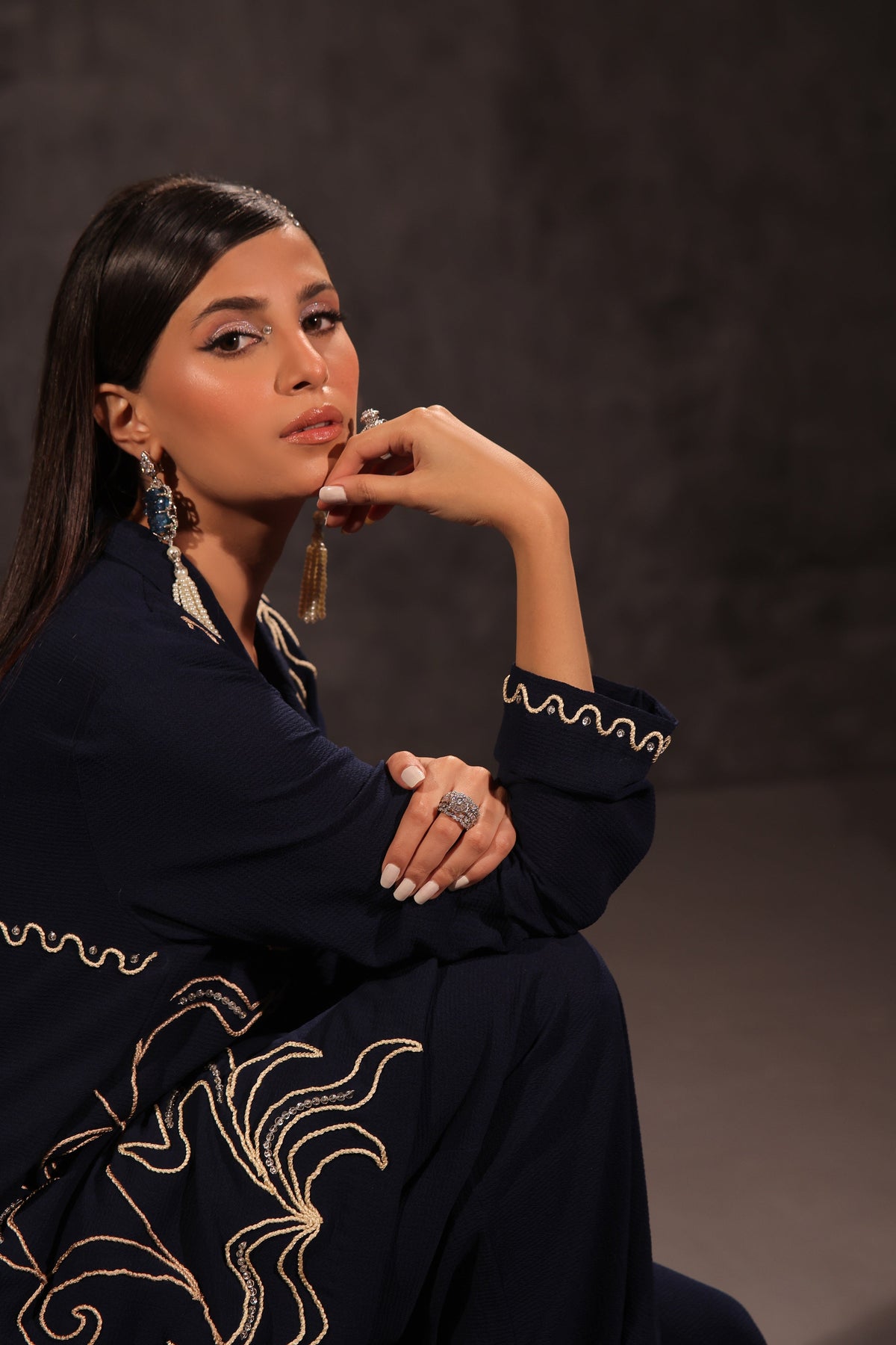 Mona Imran | Ezel Eid 25 | Celeste by Mona Imran - Designer Dress - Type: Ladies Clothes - Available at Libayah - 100% Original