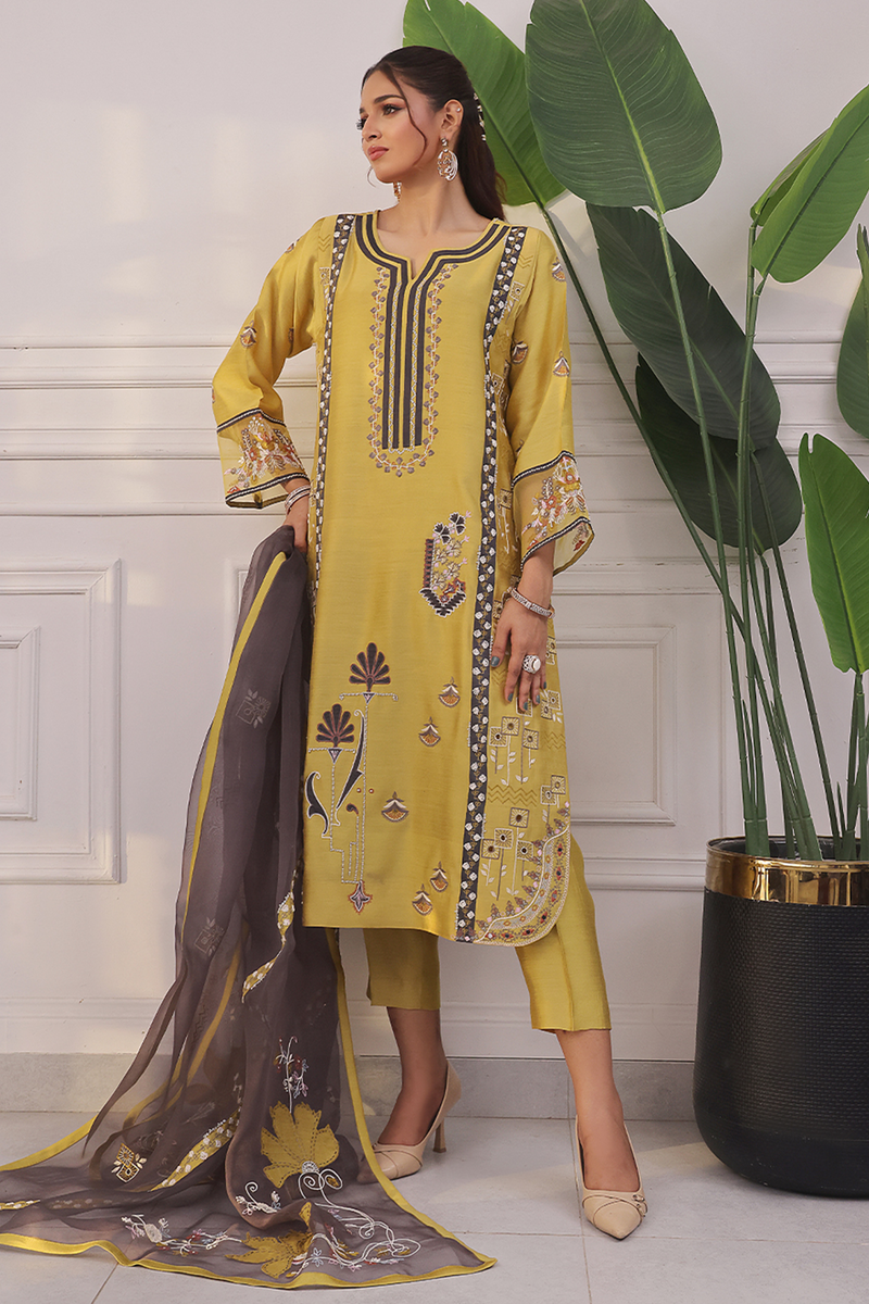 Mona Imran | Ayla Eid Edit | Zareen by MONA IMRAN - Designer Dress  - Type : Ladies Clothes - Available at Libayah - 100% Original 