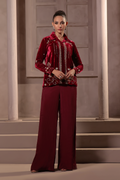 Mona Imran | Riona Velvet Affair | Rinsha by Mona Imran - Designer Dress - Type: Ladies Clothes - Available at Libayah - 100% Original