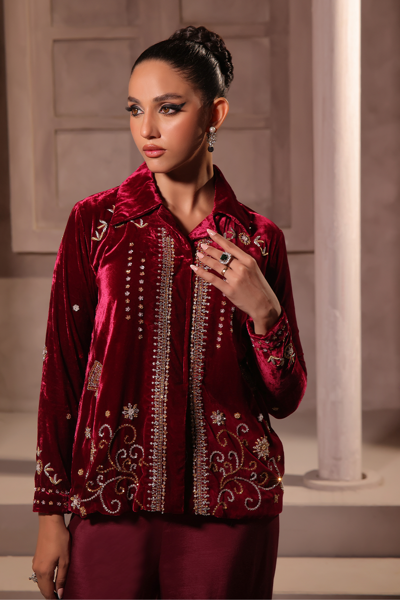 Mona Imran | Riona Velvet Affair | Rinsha by Mona Imran - Designer Dress - Type: Ladies Clothes - Available at Libayah - 100% Original