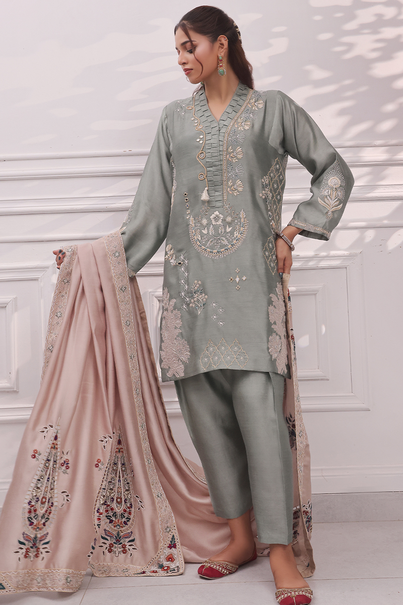 Mona Imran | Ayla Eid Edit | Mehrunisa by MONA IMRAN - Designer Dress  - Type : Ladies Clothes - Available at Libayah - 100% Original 