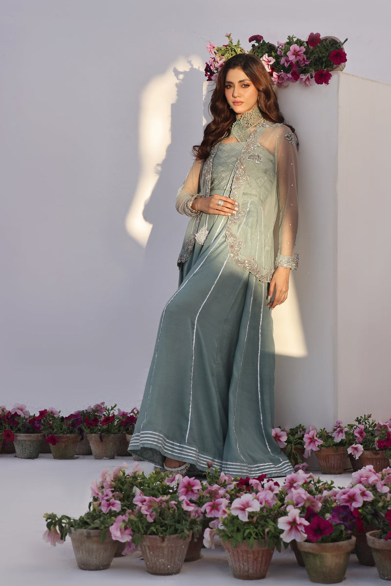Mona Imran | Inara Wedding Formals | AASMANI by Mona Imran - Designer Dress - Type: Ladies Clothes - Available at Libayah - 100% Original