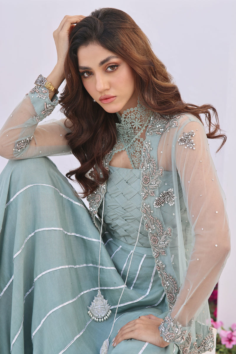 Mona Imran | Inara Wedding Formals | AASMANI by Mona Imran - Designer Dress - Type: Ladies Clothes - Available at Libayah - 100% Original