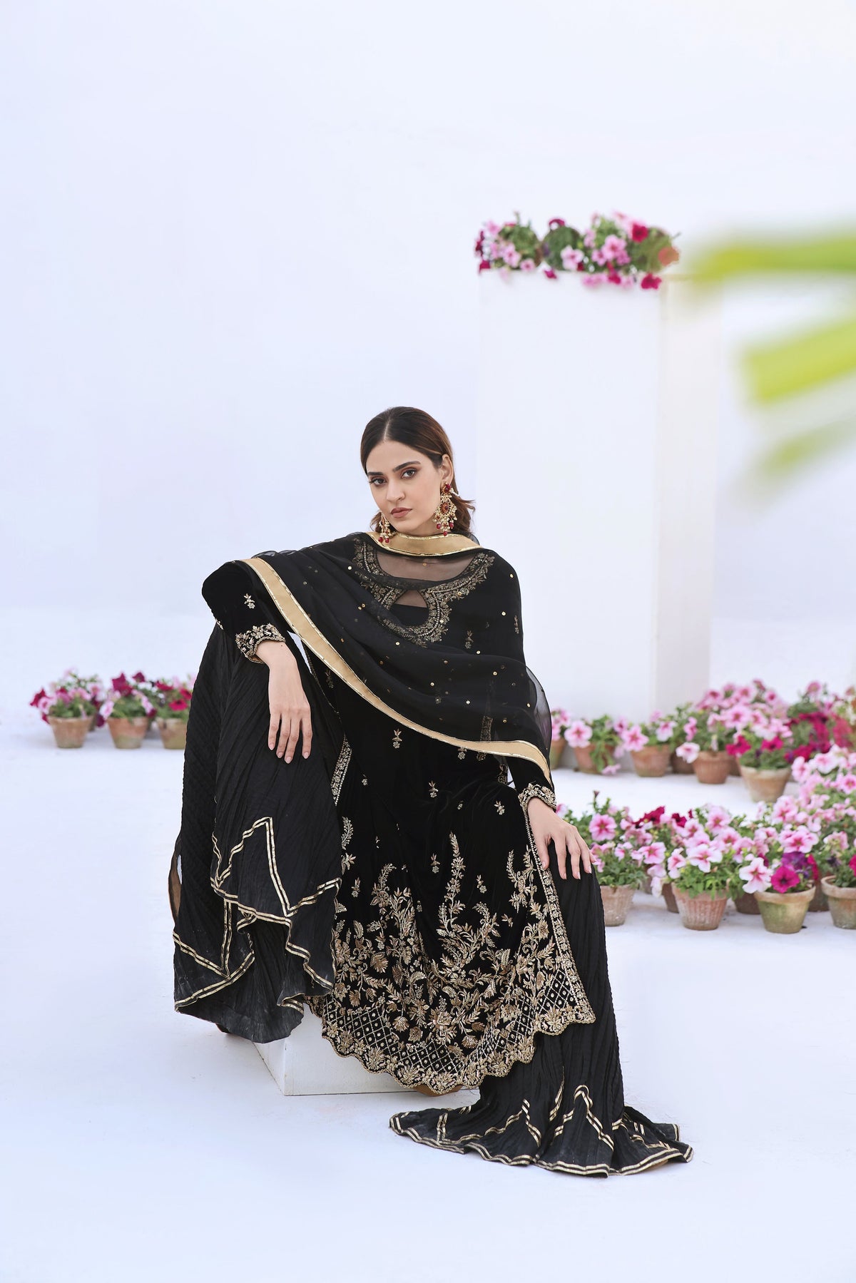 Mona Imran | Riona Velvet Affair | KOH-E-KALAAN by Mona Imran - Designer Dress - Type: Ladies Clothes - Available at Libayah - 100% Original