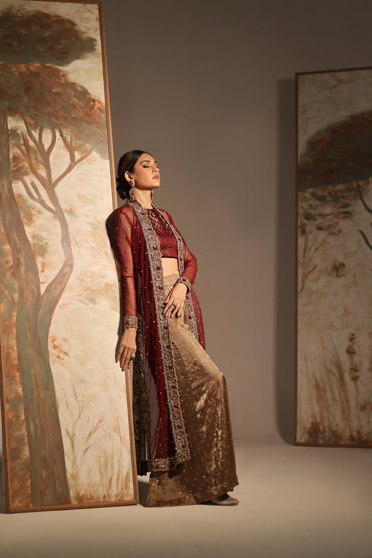 Mona Imran | Amaya Wedding Formals | GULABPOSH by Mona Imran - Designer Dress - Type: Ladies Clothes - Available at Libayah - 100% Original