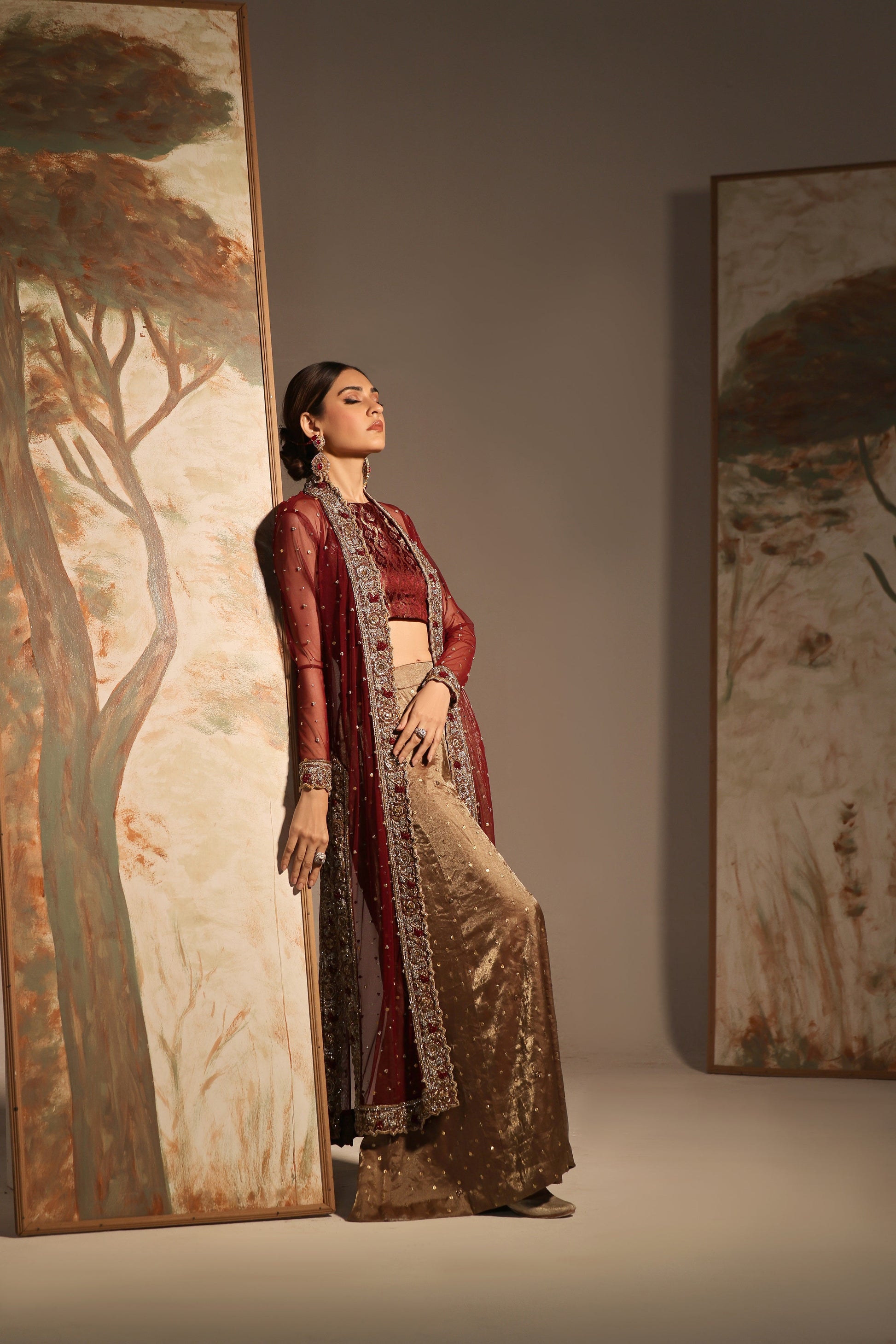 Mona Imran | Amaya Wedding Formals | GULABPOSH by Mona Imran - Designer Dress - Type: Ladies Clothes - Available at Libayah - 100% Original