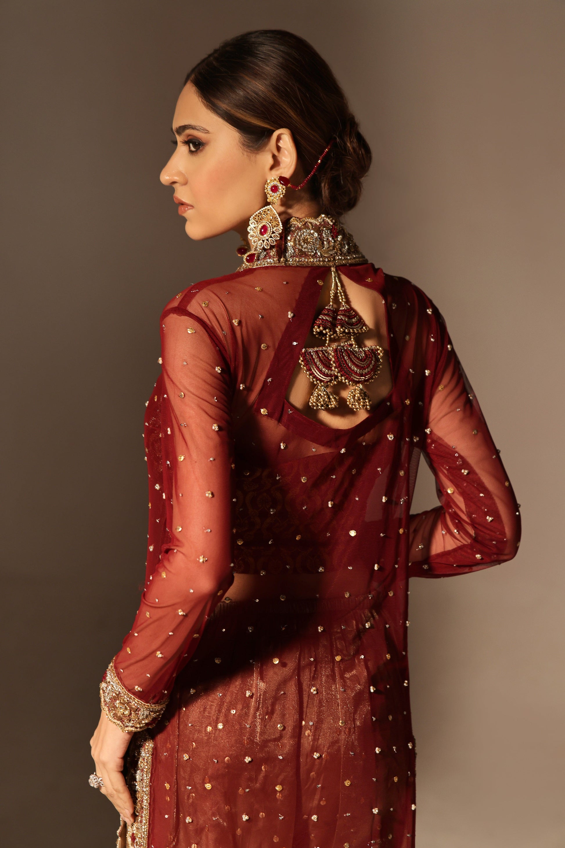 Mona Imran | Amaya Wedding Formals | GULABPOSH by Mona Imran - Designer Dress - Type: Ladies Clothes - Available at Libayah - 100% Original