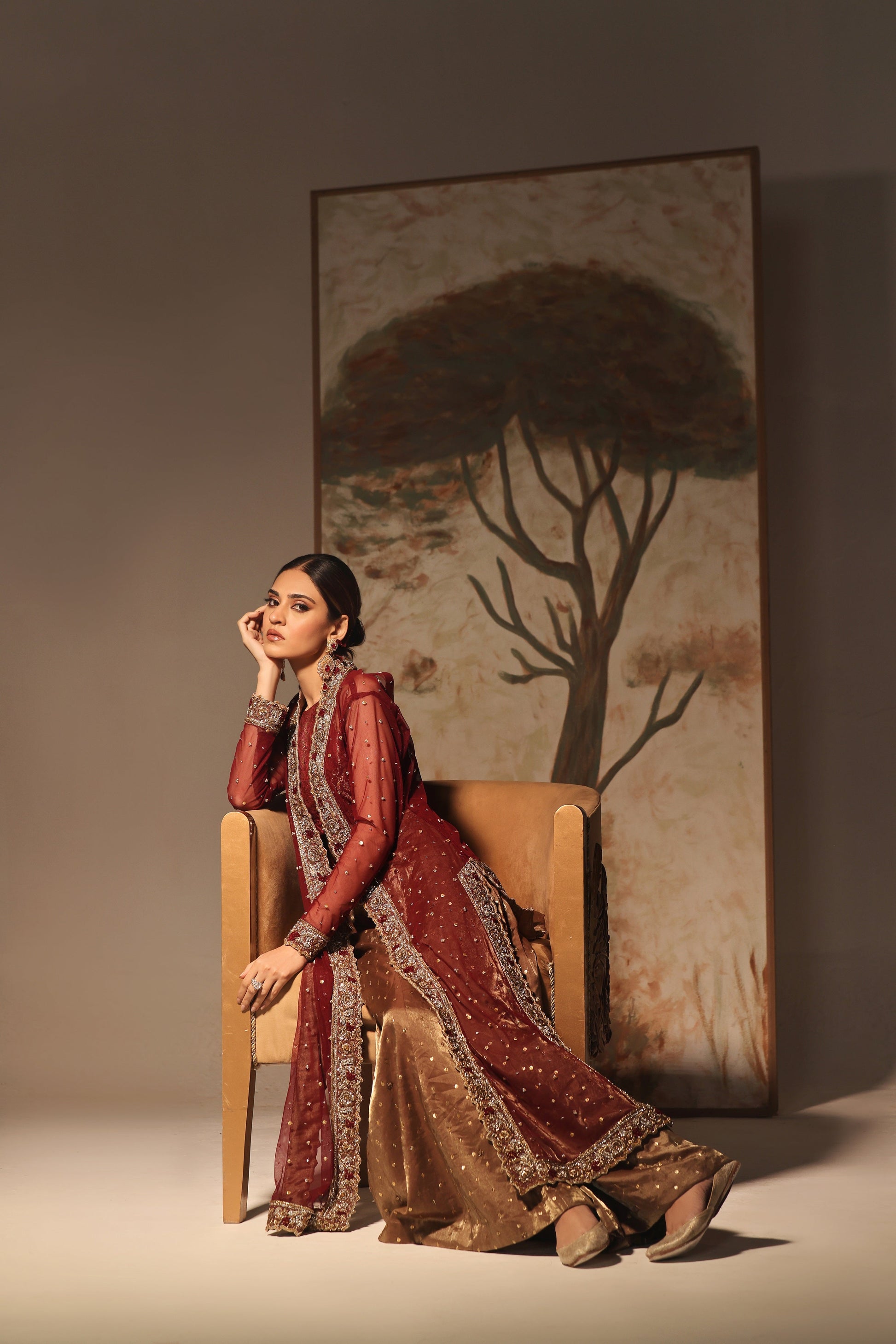 Mona Imran | Amaya Wedding Formals | GULABPOSH by Mona Imran - Designer Dress - Type: Ladies Clothes - Available at Libayah - 100% Original