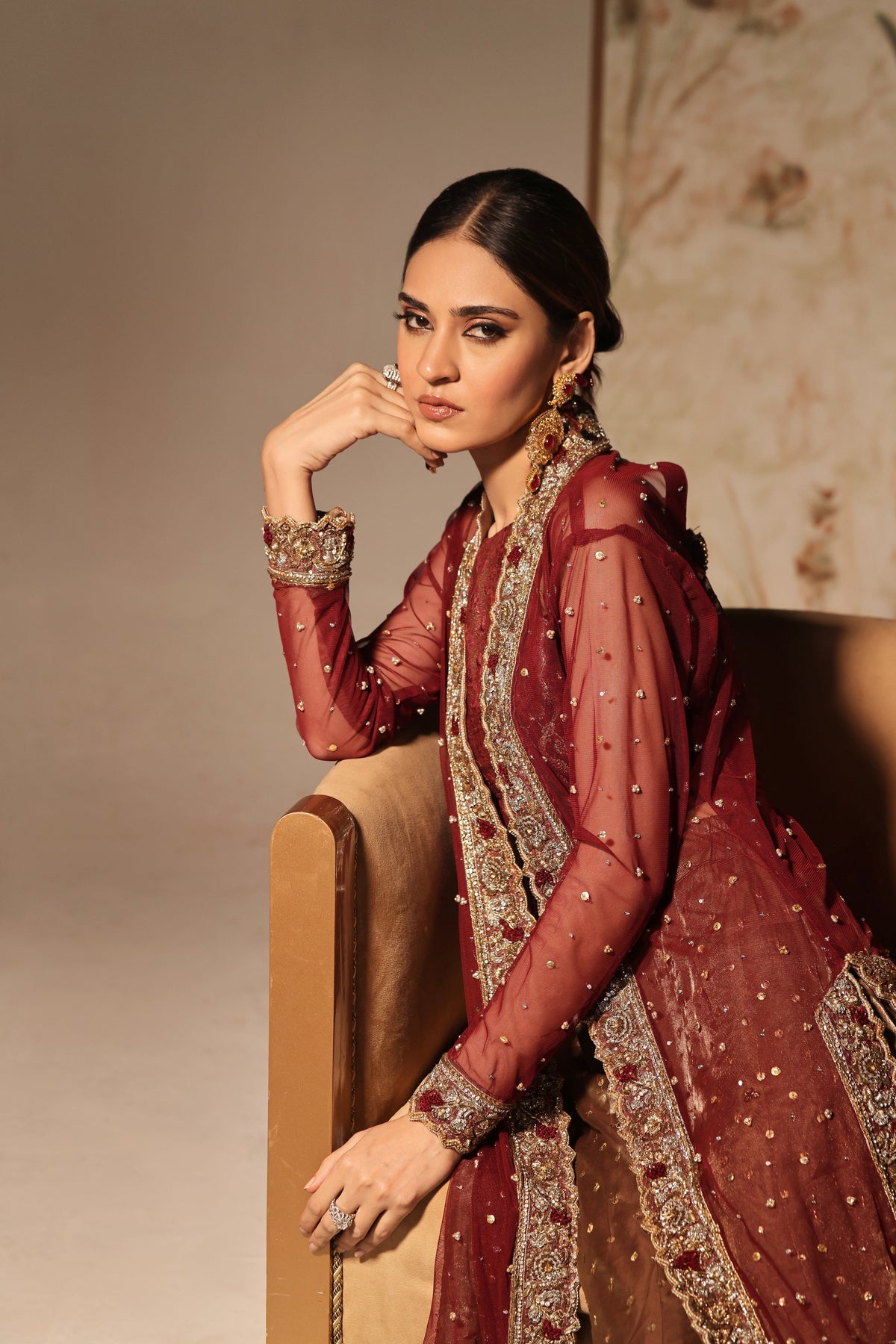 Mona Imran | Amaya Wedding Formals | GULABPOSH by Mona Imran - Designer Dress - Type: Ladies Clothes - Available at Libayah - 100% Original