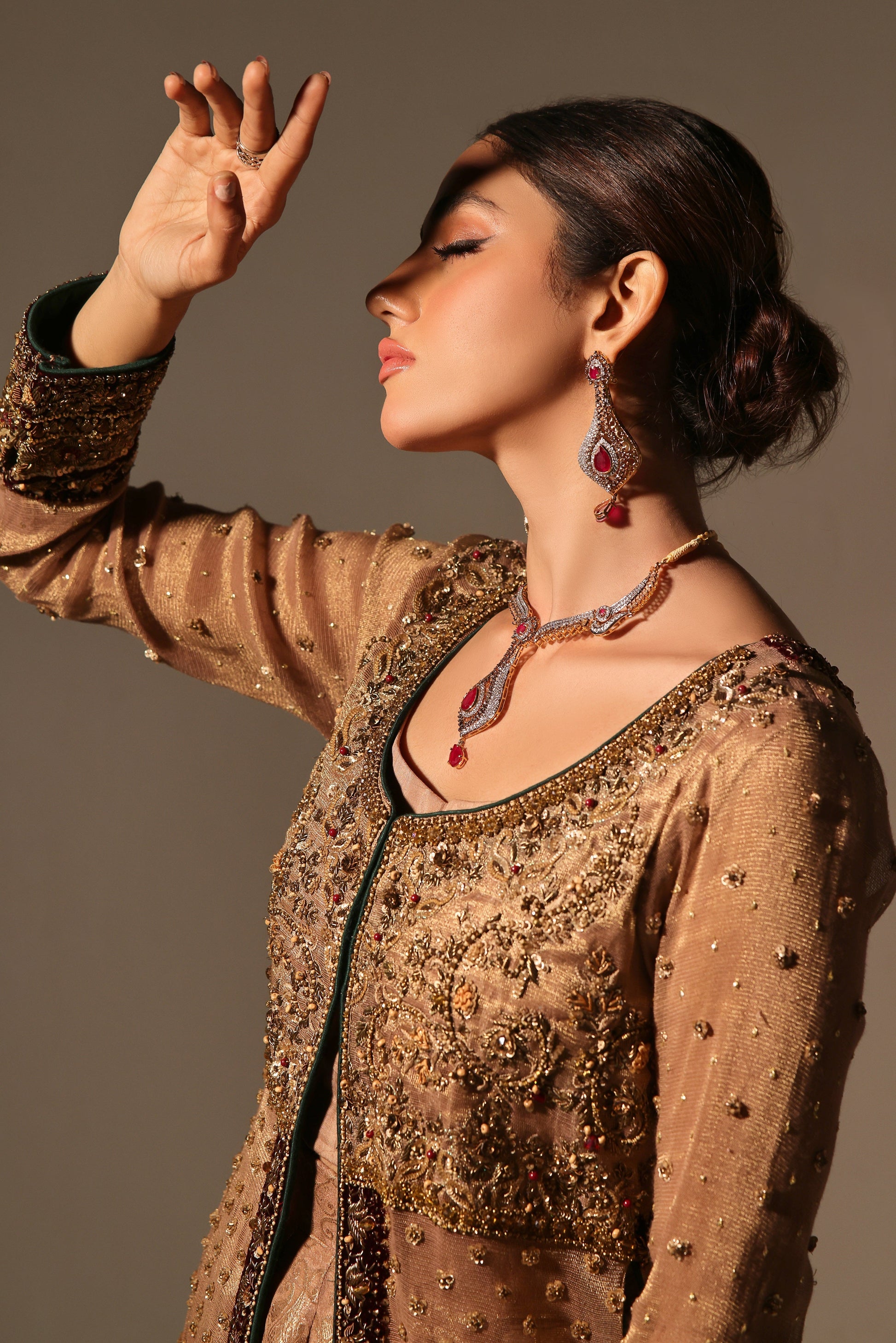Mona Imran | Amaya Wedding Formals | ELLA by Mona Imran - Designer Dress - Type: Ladies Clothes - Available at Libayah - 100% Original