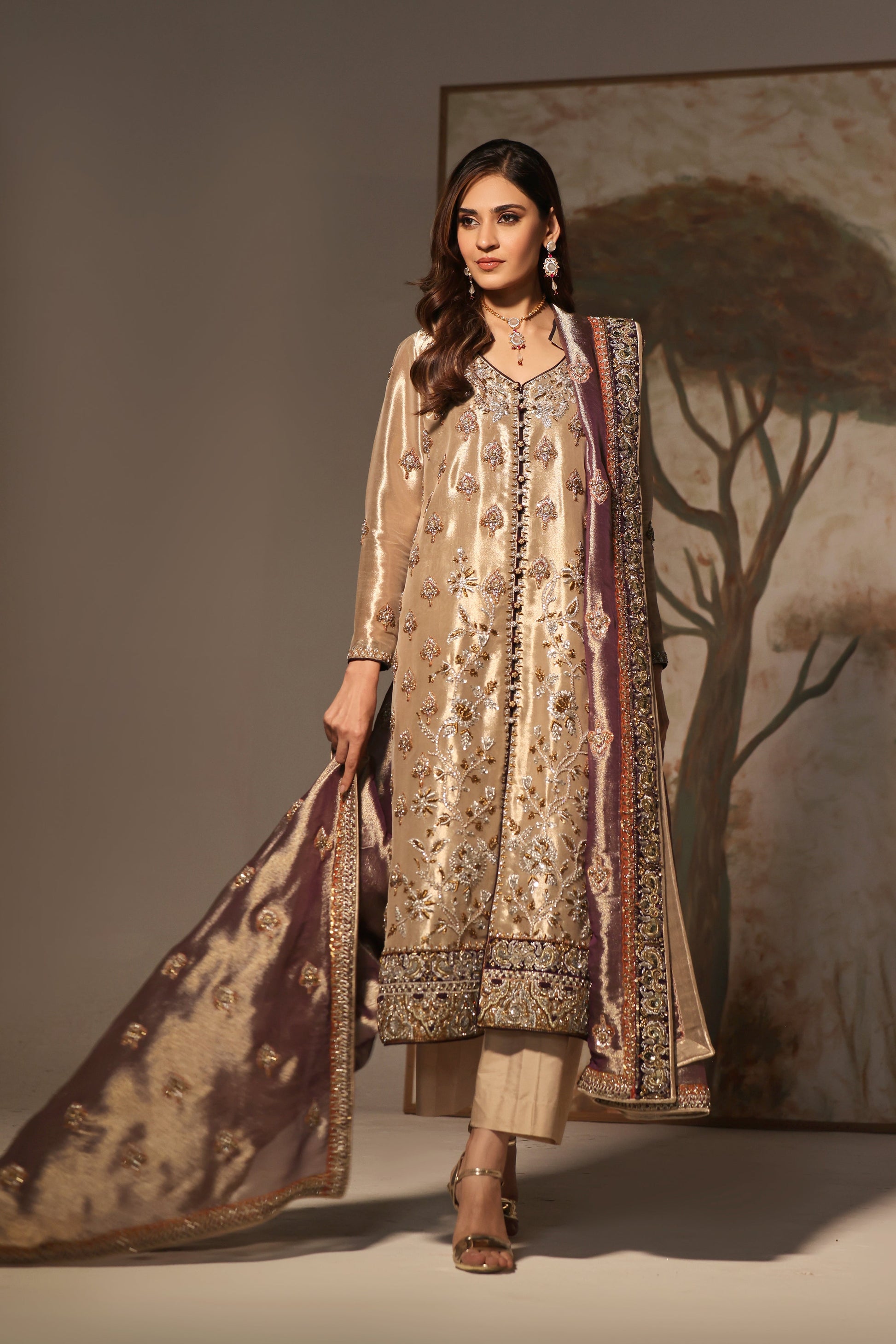 Mona Imran | Hot Sellers Formals | CALRIE by Mona Imran - Designer Dress - Type: Ladies Clothes - Available at Libayah - 100% Original