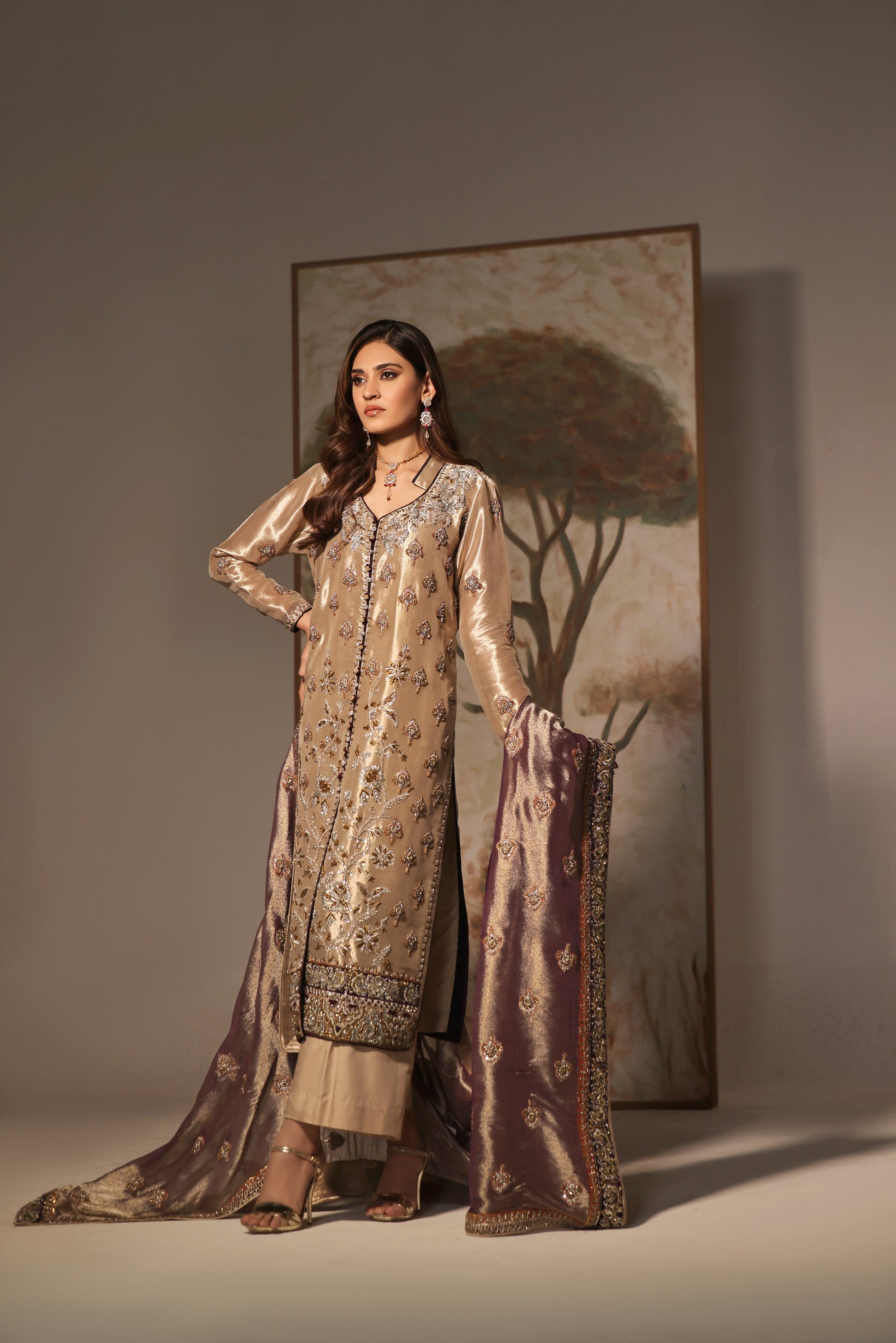 Mona Imran | Hot Sellers Formals | CALRIE by Mona Imran - Designer Dress - Type: Ladies Clothes - Available at Libayah - 100% Original