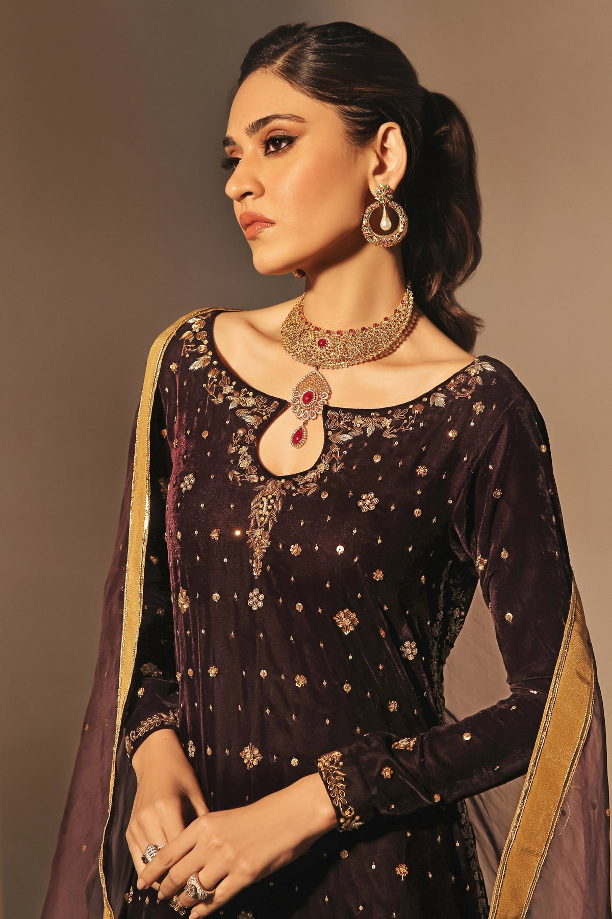 Mona Imran | Amaya Wedding Formals | MUSHK by Mona Imran - Designer Dress - Type: Ladies Clothes - Available at Libayah - 100% Original