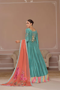Wahaj M Khan | Banno Formals | IGI RAWSILK LEHNGA CHOLI by Wahaj M Khan - Designer Dress - Type: Ladies Clothes - Available at Libayah - 100% Original