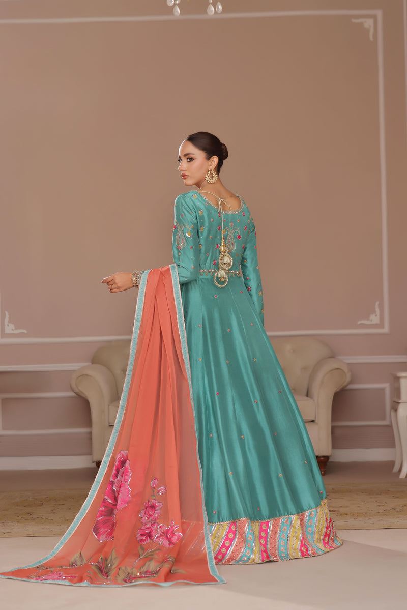 Wahaj M Khan | Banno Formals | IGI RAWSILK LEHNGA CHOLI by Wahaj M Khan - Designer Dress - Type: Ladies Clothes - Available at Libayah - 100% Original