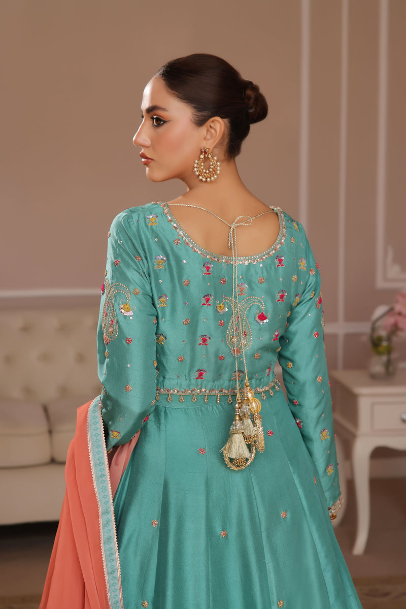 Wahaj M Khan | Banno Formals | IGI RAWSILK LEHNGA CHOLI by Wahaj M Khan - Designer Dress - Type: Ladies Clothes - Available at Libayah - 100% Original