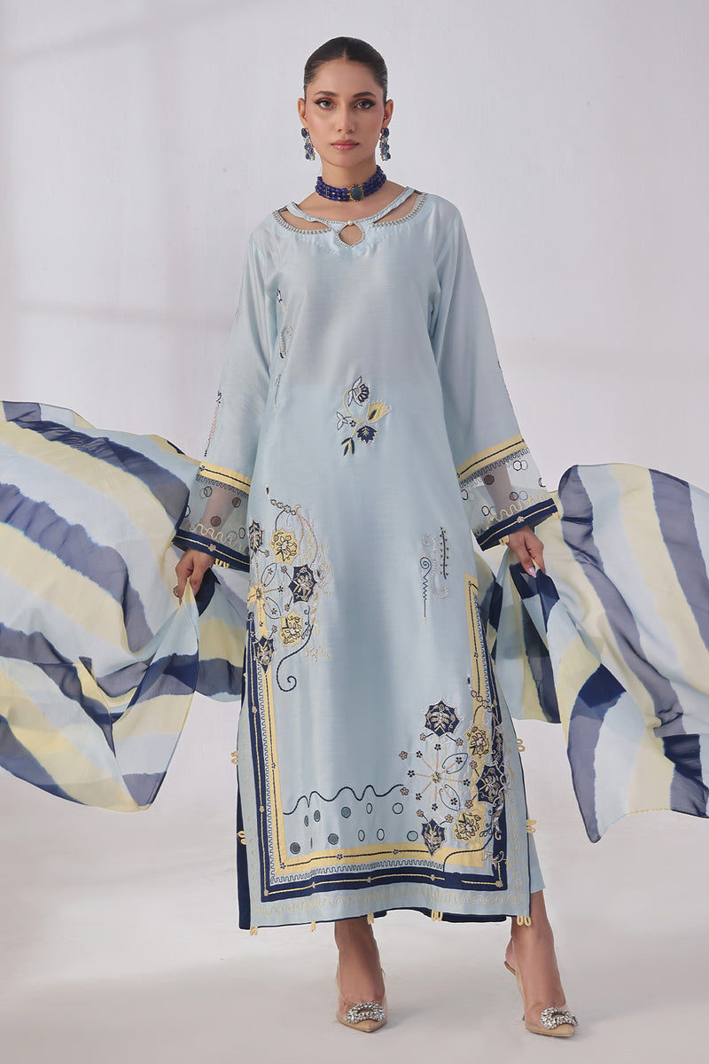 Mona Imran | Ayla Eid Edit | Nazneen by MONA IMRAN - Designer Dress  - Type : Ladies Clothes - Available at Libayah - 100% Original 