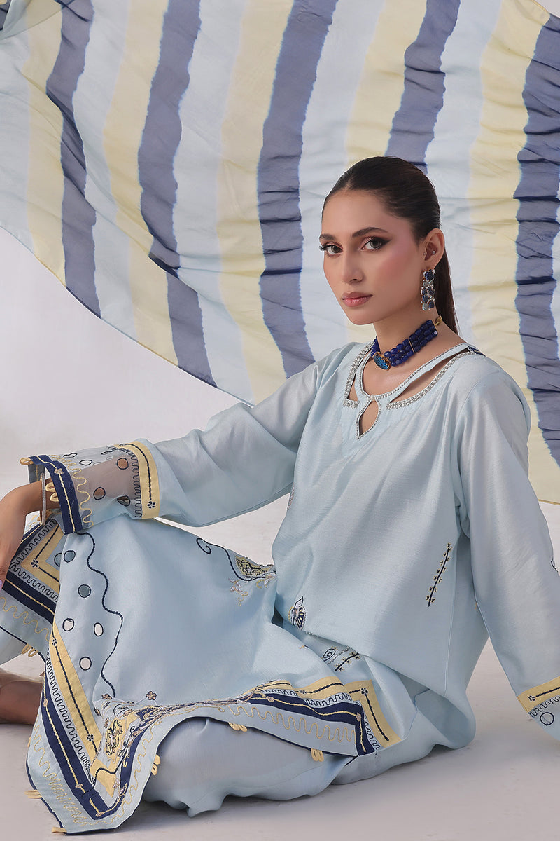 Mona Imran | Ayla Eid Edit | Nazneen by MONA IMRAN - Designer Dress  - Type : Ladies Clothes - Available at Libayah - 100% Original 