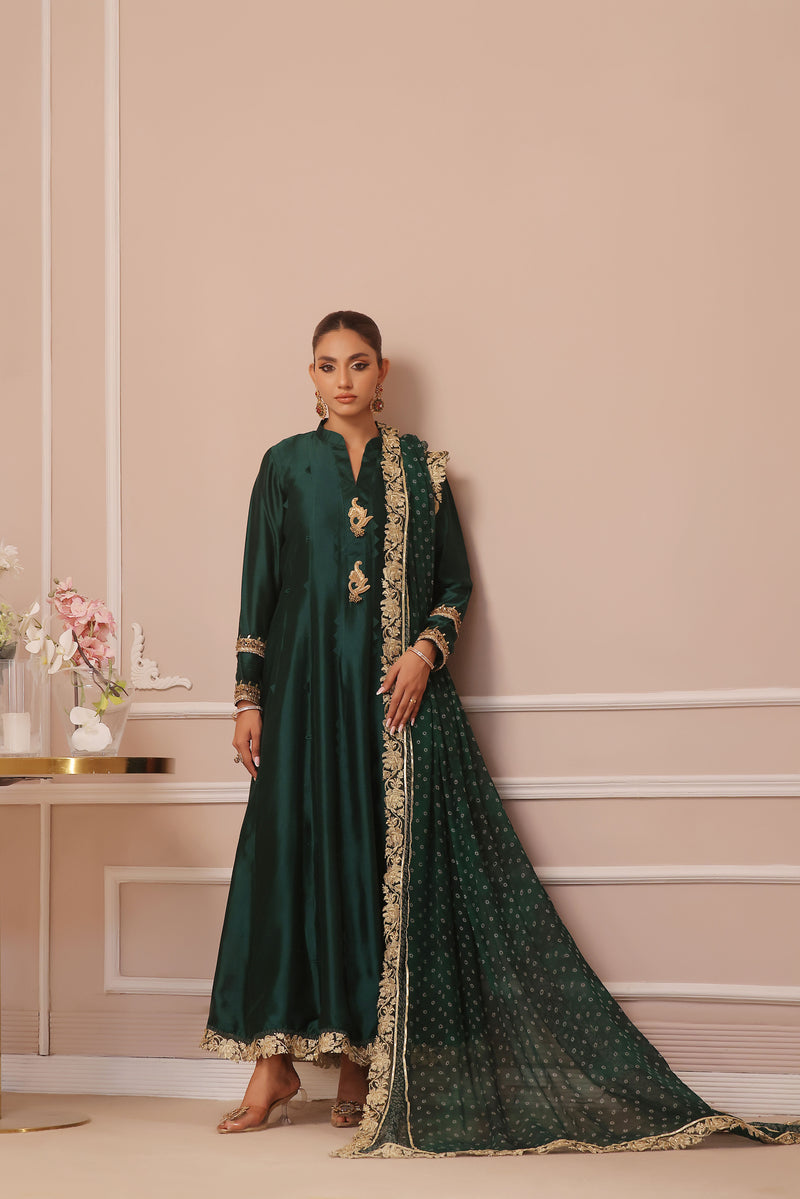 Wahaj M Khan | Banno Formals | JADE CLASSIC BANO2 KALIDAR by Wahaj M Khan - Designer Dress - Type: Ladies Clothes - Available at Libayah - 100% Original