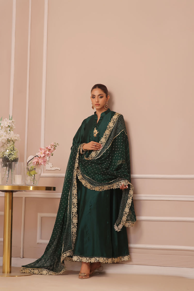 Wahaj M Khan | Banno Formals | JADE CLASSIC BANO2 KALIDAR by Wahaj M Khan - Designer Dress - Type: Ladies Clothes - Available at Libayah - 100% Original