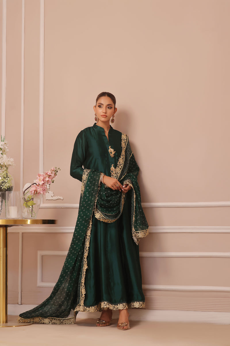 Wahaj M Khan | Banno Formals | JADE CLASSIC BANO2 KALIDAR by Wahaj M Khan - Designer Dress - Type: Ladies Clothes - Available at Libayah - 100% Original