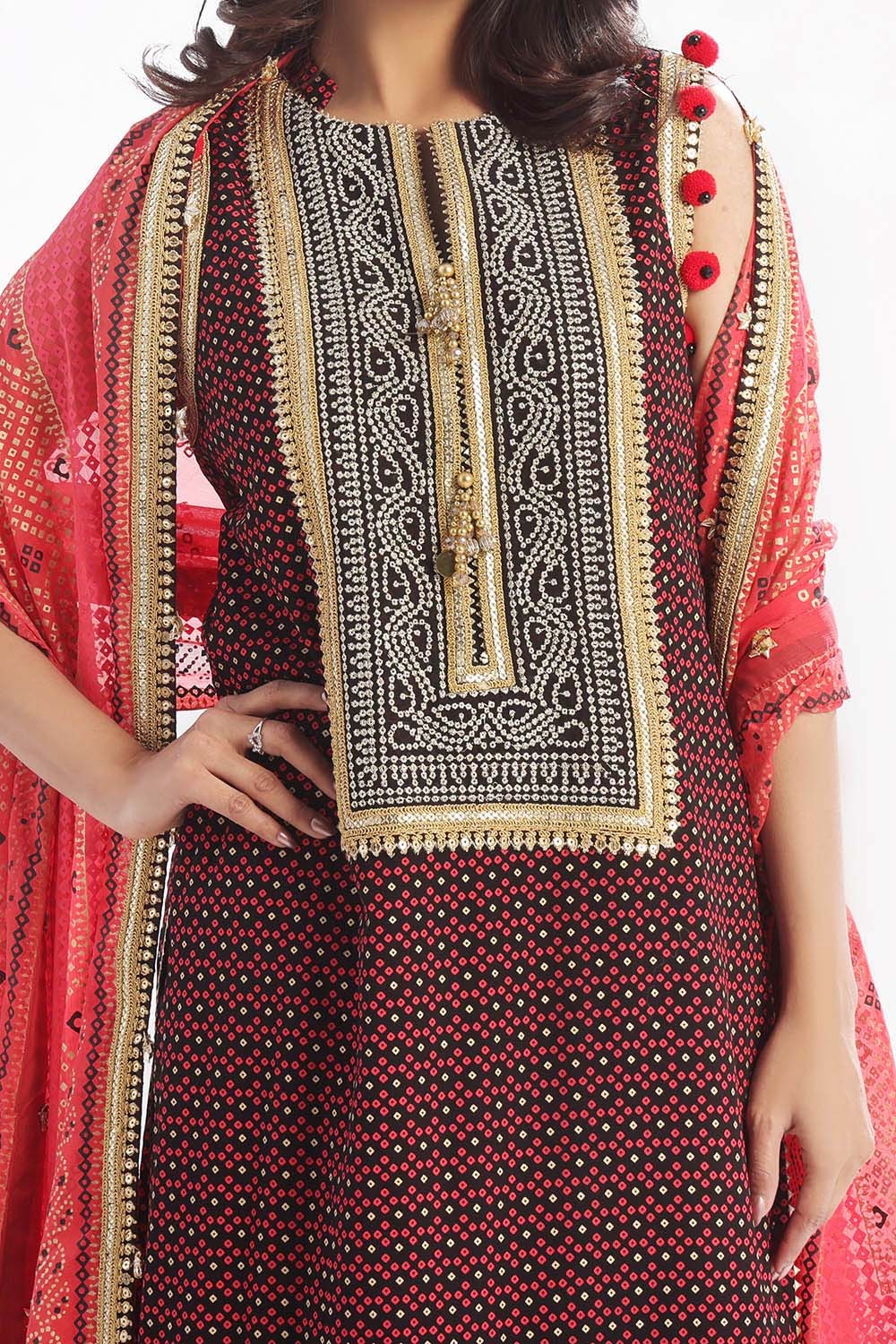 Gul Ahmed | Chunri Lawn 25 | BM-52017 by Gul Ahmed - Designer Dress - Type: Ladies Clothes - Available at Libayah - 100% Original