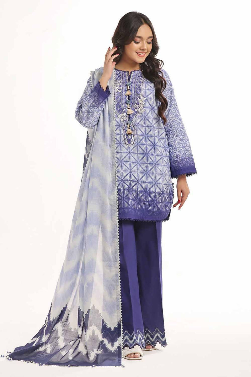 Gul Ahmed | MalMal Collection 24 | ML-42010 by Gul Ahmed - Designer Dress - Type: Luxury - Available at Libayah - 100% Original