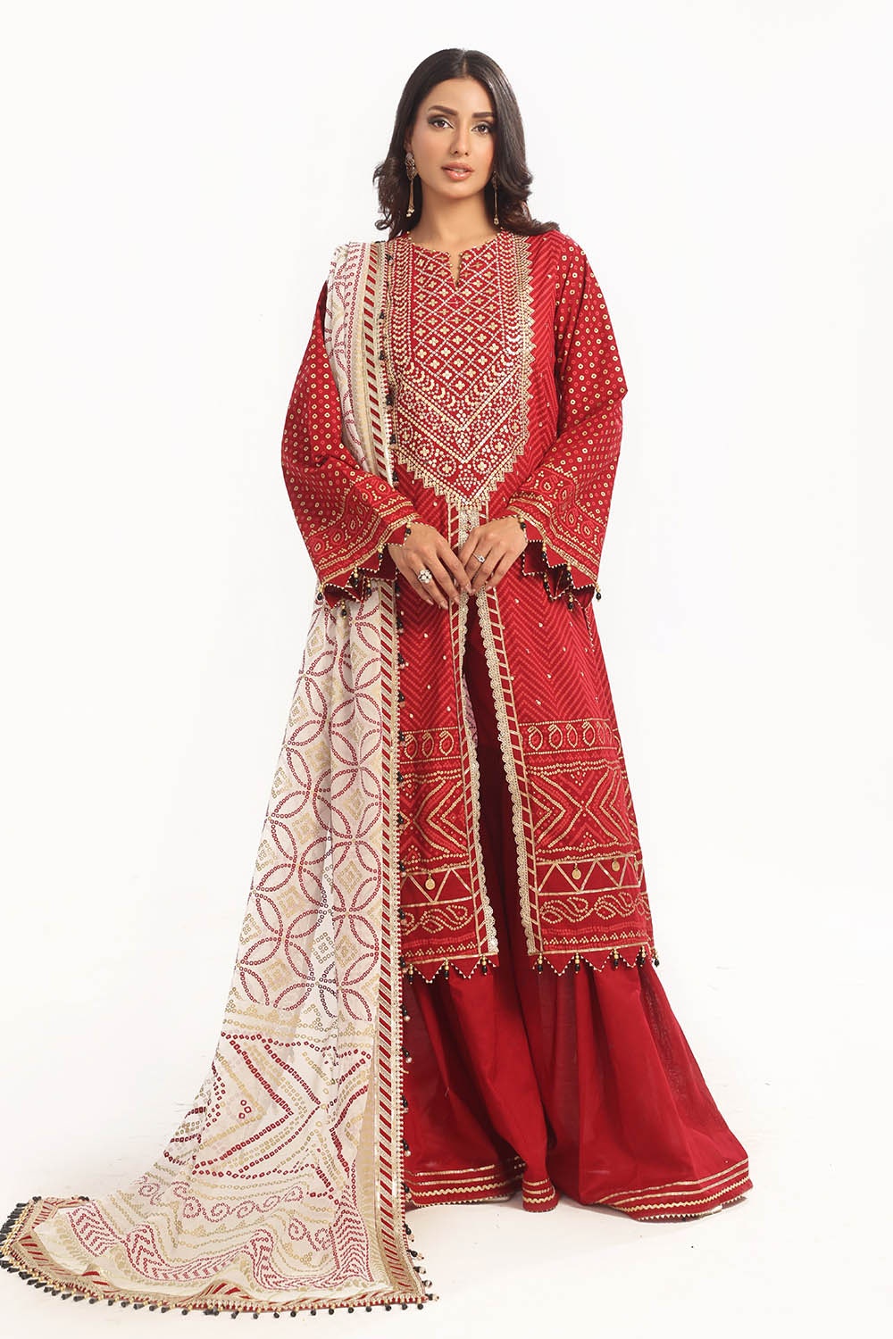 Gul Ahmed | Chunri Lawn 25 | BM-52022 by Gul Ahmed - Designer Dress - Type: Ladies Clothes - Available at Libayah - 100% Original