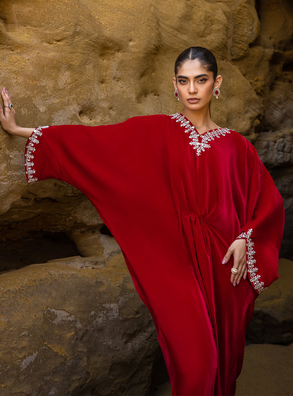 Zainab Chottani | Luxury Pret | CAPRI RED by Zainab Chottani - Designer Dress - Type: Ladies Clothes - Available at Libayah - 100% Original