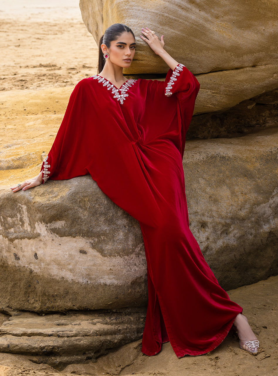 Zainab Chottani | Luxury Pret | CAPRI RED by Zainab Chottani - Designer Dress - Type: Ladies Clothes - Available at Libayah - 100% Original