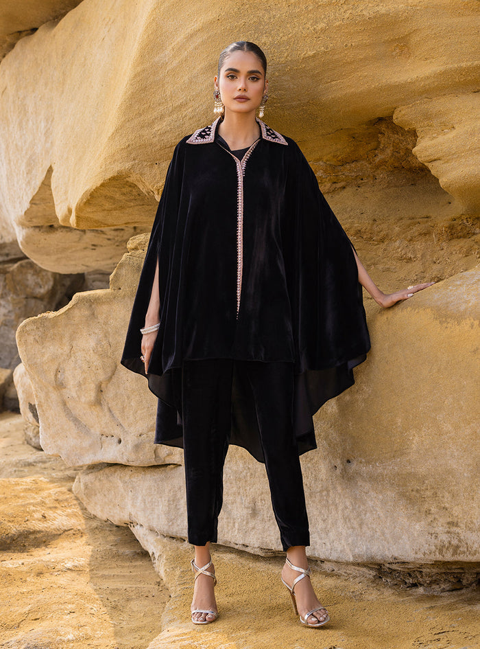 Black Plum – authentic Pakistani formal dress from the Zainab Chottani The Kaftan Edit collection for women in the UK