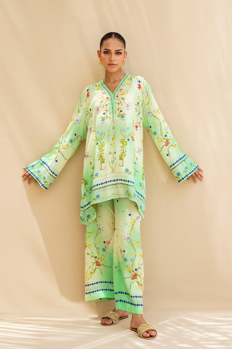 Sania Maskatiya | Mirra Luxury Pret 25 | Nema (B) by Sania Maskatiya - Designer Dress  - Type : Ladies Clothes - Available at Libayah - 100% Original 