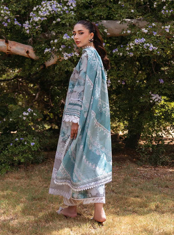 Zainab Chottani | Tahra Lawn 24 | ZINNIA - D 3B by Zainab Chottani - Designer Dress - Type: Ladies Clothes - Available at Libayah - 100% Original