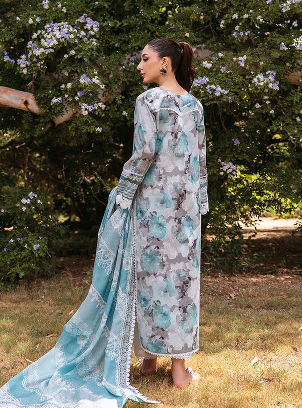 Zainab Chottani | Tahra Lawn 24 | ZINNIA - D 3B by Zainab Chottani - Designer Dress - Type: Ladies Clothes - Available at Libayah - 100% Original