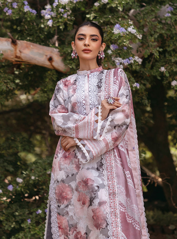 Zainab Chottani | Tahra Lawn 24 | ZINNIA - D 3A by Zainab Chottani - Designer Dress - Type: Ladies Clothes - Available at Libayah - 100% Original