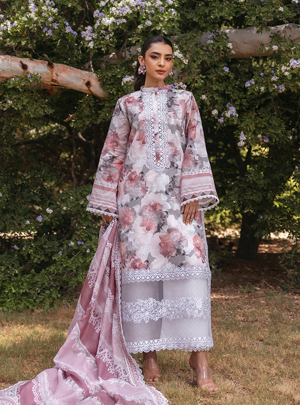 Zainab Chottani | Tahra Lawn 24 | ZINNIA - D 3A by Zainab Chottani - Designer Dress - Type: Ladies Clothes - Available at Libayah - 100% Original