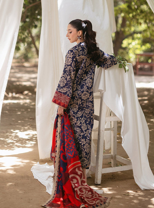 Zainab Chottani | Tahra Lawn 24 | TAMARA - D 7A by Zainab Chottani - Designer Dress - Type: Ladies Clothes - Available at Libayah - 100% Original