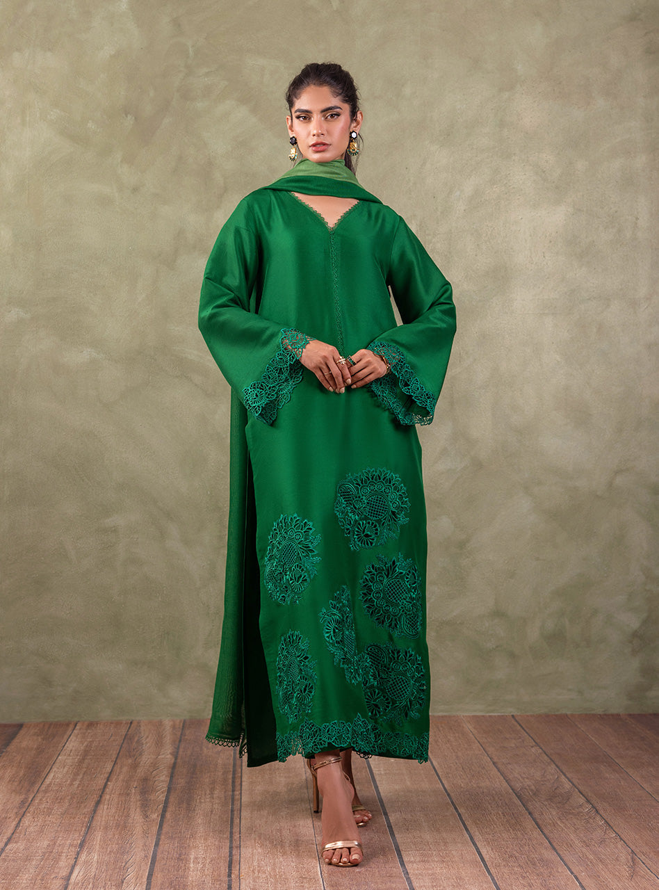 Zainab Chottani | Luxury Pret | ROYAL JADE by Zainab Chottani - Designer Dress - Type: Ladies Clothes - Available at Libayah - 100% Original