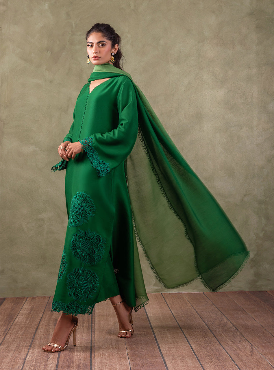 Zainab Chottani | Luxury Pret | ROYAL JADE by Zainab Chottani - Designer Dress - Type: Ladies Clothes - Available at Libayah - 100% Original