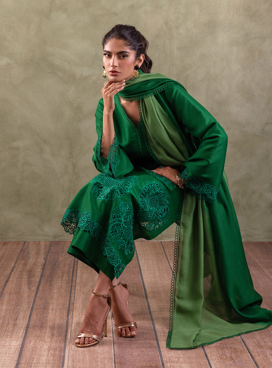 Zainab Chottani | Luxury Pret | ROYAL JADE by Zainab Chottani - Designer Dress - Type: Ladies Clothes - Available at Libayah - 100% Original
