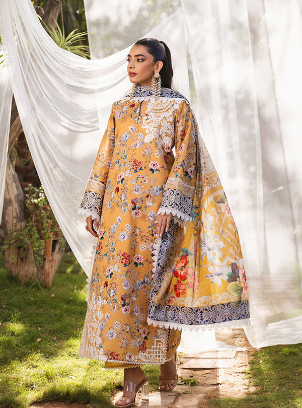 Zainab Chottani | Tahra Lawn 24 | BEEHA - D 2A by Zainab Chottani - Designer Dress - Type: Ladies Clothes - Available at Libayah - 100% Original