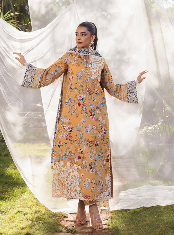 Zainab Chottani | Tahra Lawn 24 | BEEHA - D 2A by Zainab Chottani - Designer Dress - Type: Ladies Clothes - Available at Libayah - 100% Original