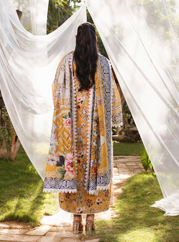 Zainab Chottani | Tahra Lawn 24 | BEEHA - D 2A by Zainab Chottani - Designer Dress - Type: Ladies Clothes - Available at Libayah - 100% Original
