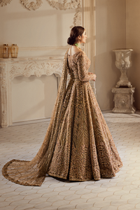 Erum Khan | Iris Bridal Couture 24 | GOLDEN AURA by Erum Khan - Designer Dress - Type: Bridal - Available at Libayah - 100% Original