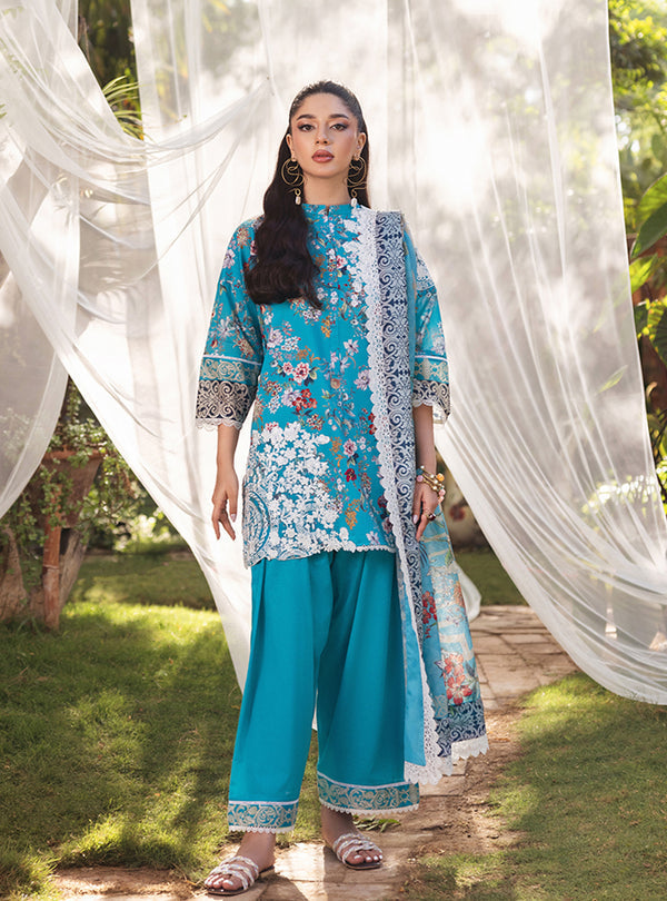 Zainab Chottani | Tahra Lawn 24 | BEEHA - D 2B by Zainab Chottani - Designer Dress - Type: Ladies Clothes - Available at Libayah - 100% Original