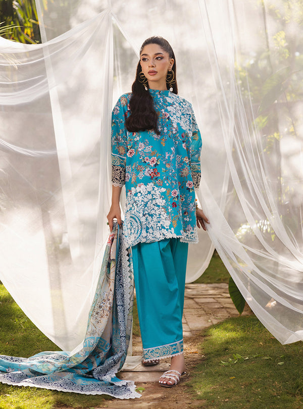 Zainab Chottani | Tahra Lawn 24 | BEEHA - D 2B by Zainab Chottani - Designer Dress - Type: Ladies Clothes - Available at Libayah - 100% Original