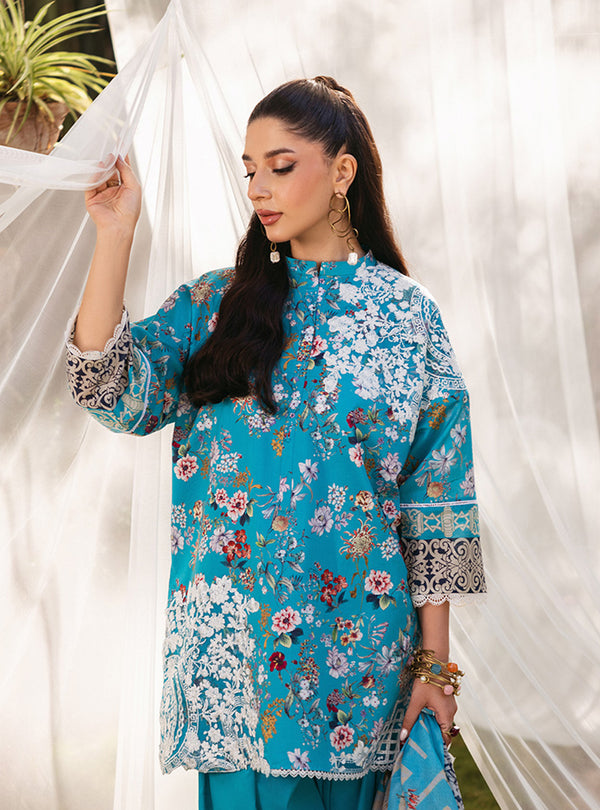 Zainab Chottani | Tahra Lawn 24 | BEEHA - D 2B by Zainab Chottani - Designer Dress - Type: Ladies Clothes - Available at Libayah - 100% Original