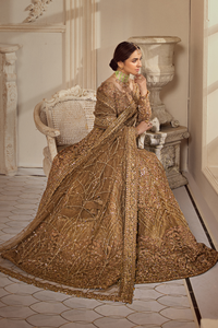 Erum Khan | Iris Bridal Couture 24 | GOLDEN AURA by Erum Khan - Designer Dress - Type: Bridal - Available at Libayah - 100% Original